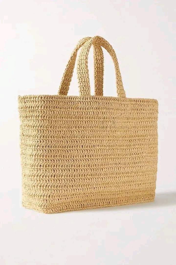 Crochet jute shopper
